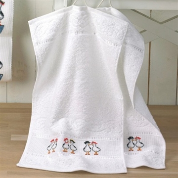 Skøre måger - 2 stk. gæstehåndklæder